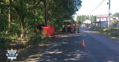 Śmiertelny wypadek na terenie gminy Przytyk