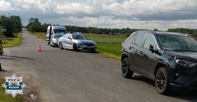 Wypadek  z udziałem rowerzystki